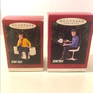 Vintage Hallmark Star Trek Collectible Ornaments